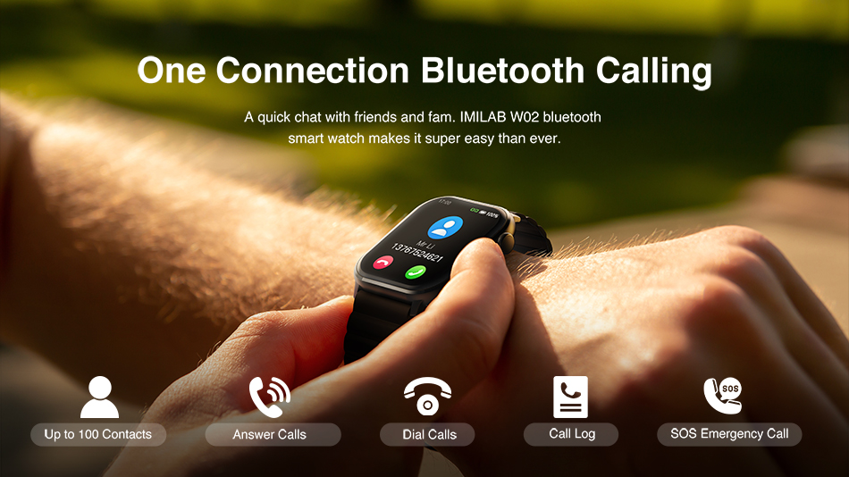 Imilab W Bluetooth Ip Sp Bluetooth Calling Smart Watch Imilab Singapore Indoor