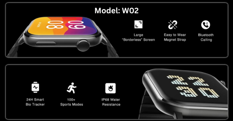 IMILAB W02 smartwatch feature overview